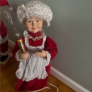 vintage Telco Motion-ettes Mrs. Claus animated Christmas figurine